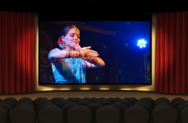 Cinema screen showing a film, illustrating CineBloom's ultimate purpose